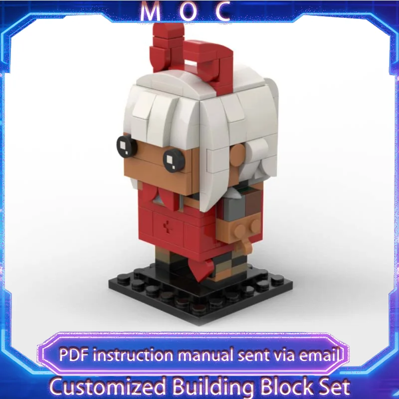 

161 деталь MOC-конструктор: Мини-фигурки персонажей из знаменитых фильмов, модель кролика, строительные блоки для самостоятельной сборки, игрушка для детей, рождественский подарок