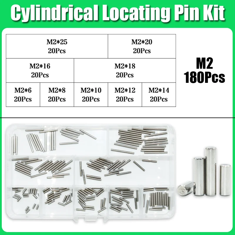 304 zylindrischer Edelstahls tift m1 m 1,5 m 1, 5 m3 m4 m5 m6 m8 Position ierungs dübels atz Feste Sicherungs stifte Wellen befestigung Metall Voll stange – Detail 12