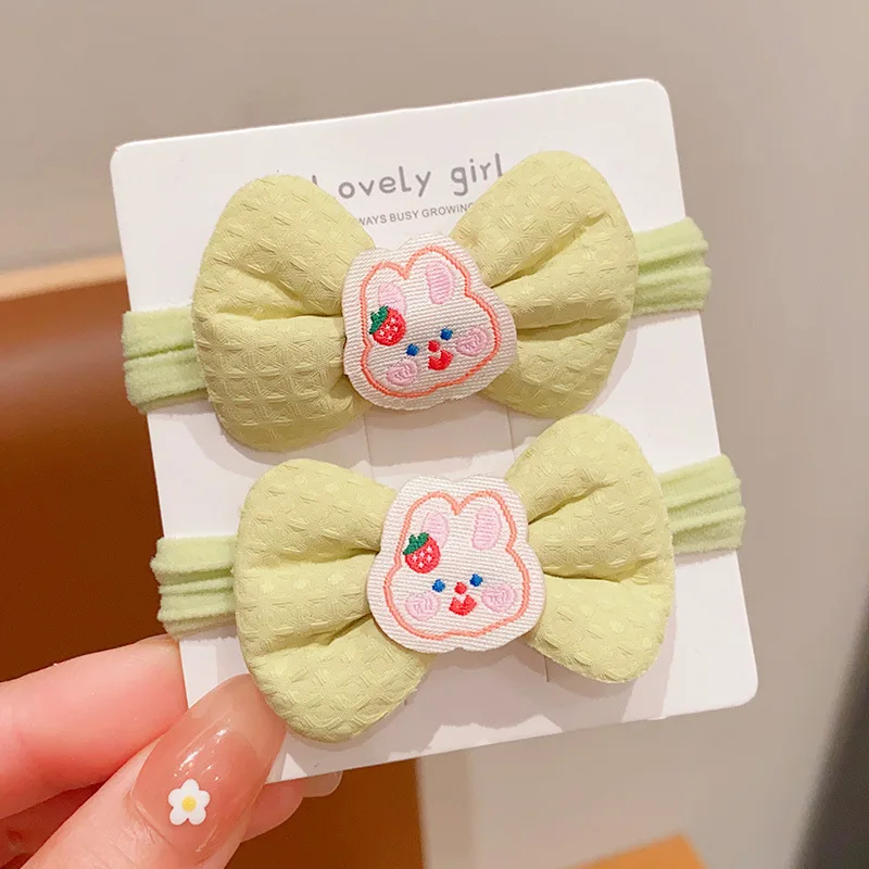 ربطة شعر جديدة للأطفال من سانريو، ربطة شعر للأميرة حلوة ولطيفة على شكل فيونكة للفتيات، إكسسوار شعر مرن، هدية للعطلات #5