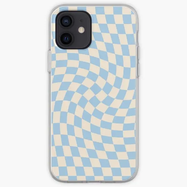 Check Ii Baby Blue Twist Iphone Tough  Phone Case Customizable for iPhone 6 6S 7 8 Plus 11 12 13 14 Pro Max Mini X XS XR Max TPU