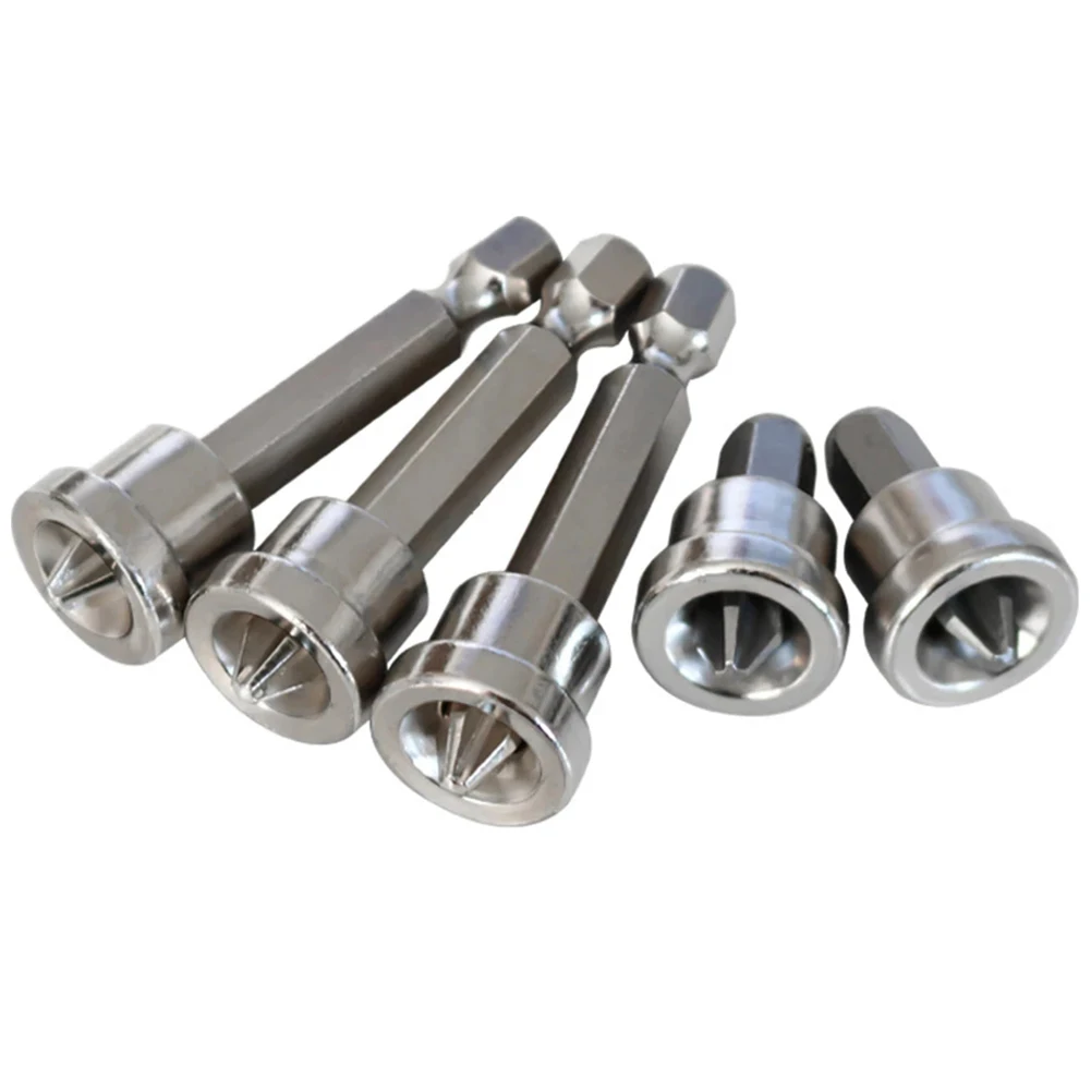 1PCS Magnetic Positioning Screwdriver Bits Drywall Screw Depth Setter Chrome Vanadium Steel Hexagon Shank Screwdriver Tool Parts