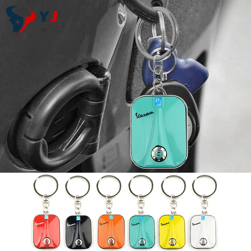 Motorcycle Key Holder Ring Keychain For Vespa Enrico Piaggio 946 GTV GTS 300 LX150 Fly 125 3vte 200 250 Scooter Key Decoration