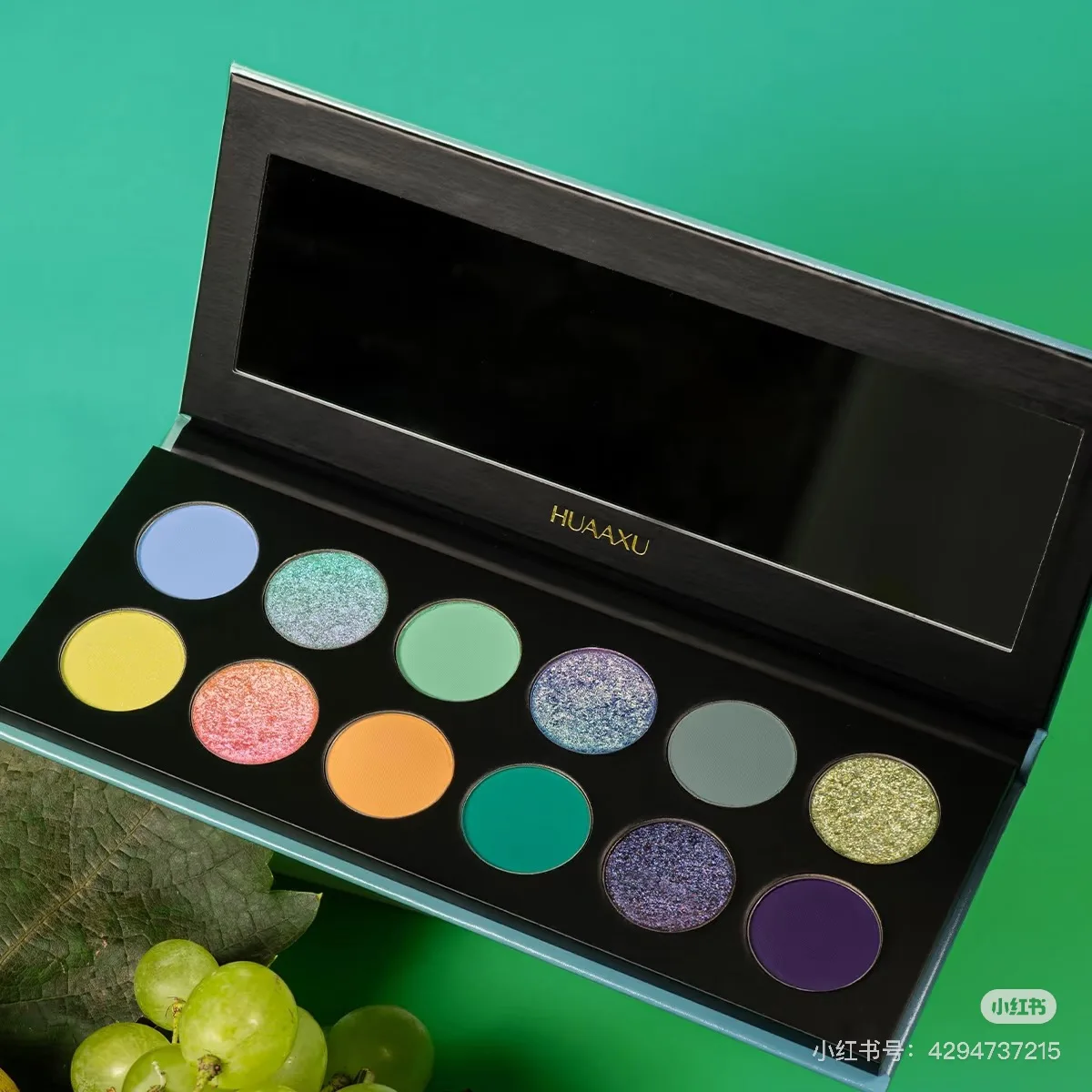 

HUAAXU Dionysus Chameleon Eyeshadow Palette 12 Colors Eyeshadow Shimmer Glitter Nude Cosmetics Pearlescent Color Eye Makeup