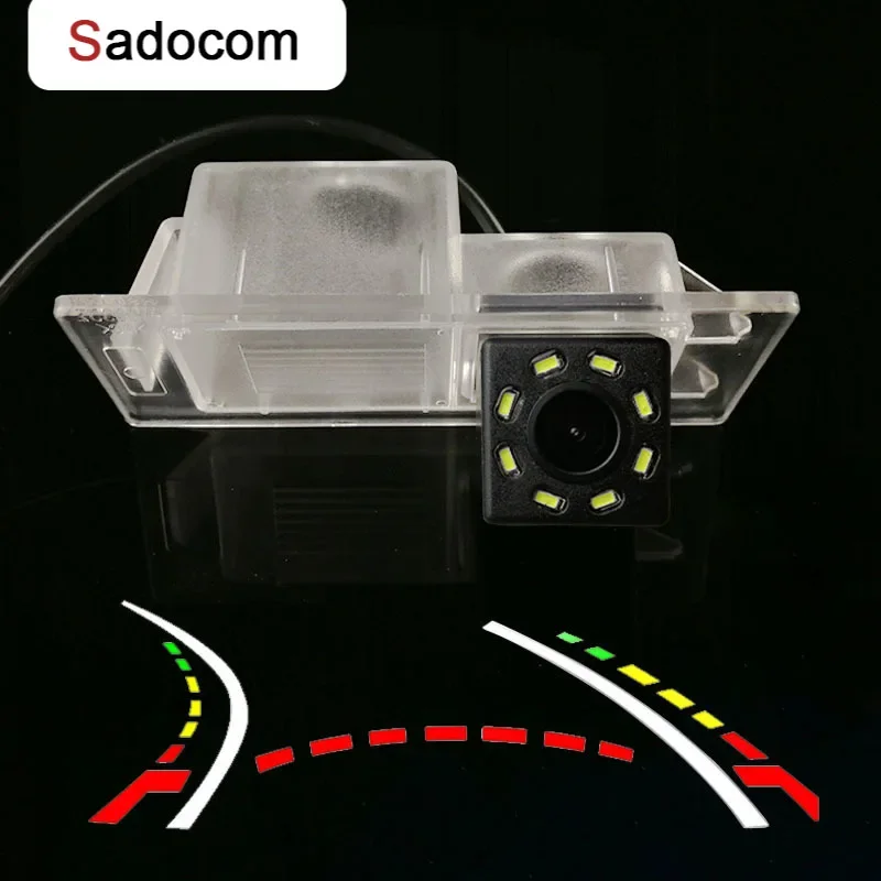 HD Wireless Car CCD Rear Camera Fisheye 4 8 12 led dynamic Night Vision bracket waterproof parking For kia Sorento 2015 2016