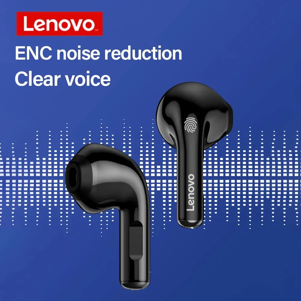 Lenovo LP12 Wireless Bluetooth 5.0 Stylish Earbuds Simple Operation Easy to Grasp Earphones Human Ear Design Headphones with Mic