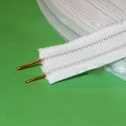 10 Yards/lot 12mm Wedding Dress Garment Collar Shape Bias Tape Trim Metal Fish Bone Webbing Copper Wire Sewing Accessories