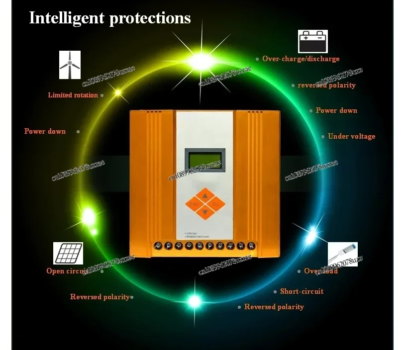 800W Wind Charge Controller for  Turbines Generator
