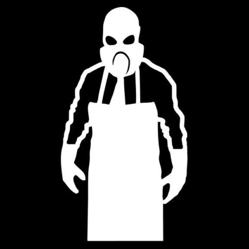 15*8.2 سم قناع الغاز الميثيل مختبر الغريبة تصميم نافذة السيارة الخلفية الوفير دراجة نارية الملحقات الفينيل سيارة ملصق #3