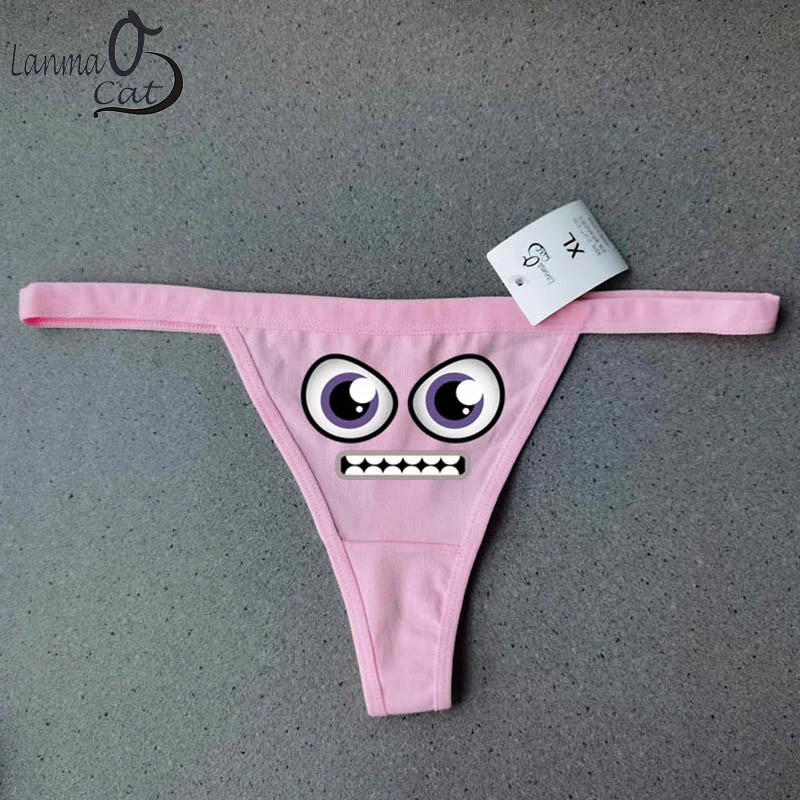 Pink Underwear For Women Sexy Cotton Pink Thongs G string Panties Underwear Ladies Sex Inner Clothing Pink Underpants