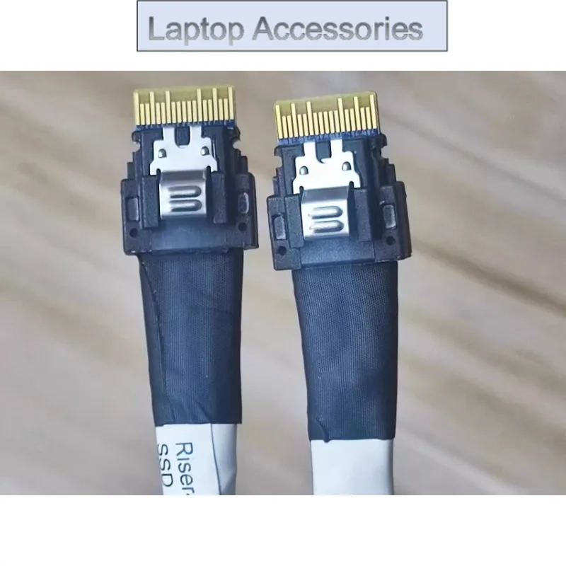 F Slim SAS 4.0 SFF-8654 4i Backplane Connection Cable Riser Card Data Cable DD0S5BTH203