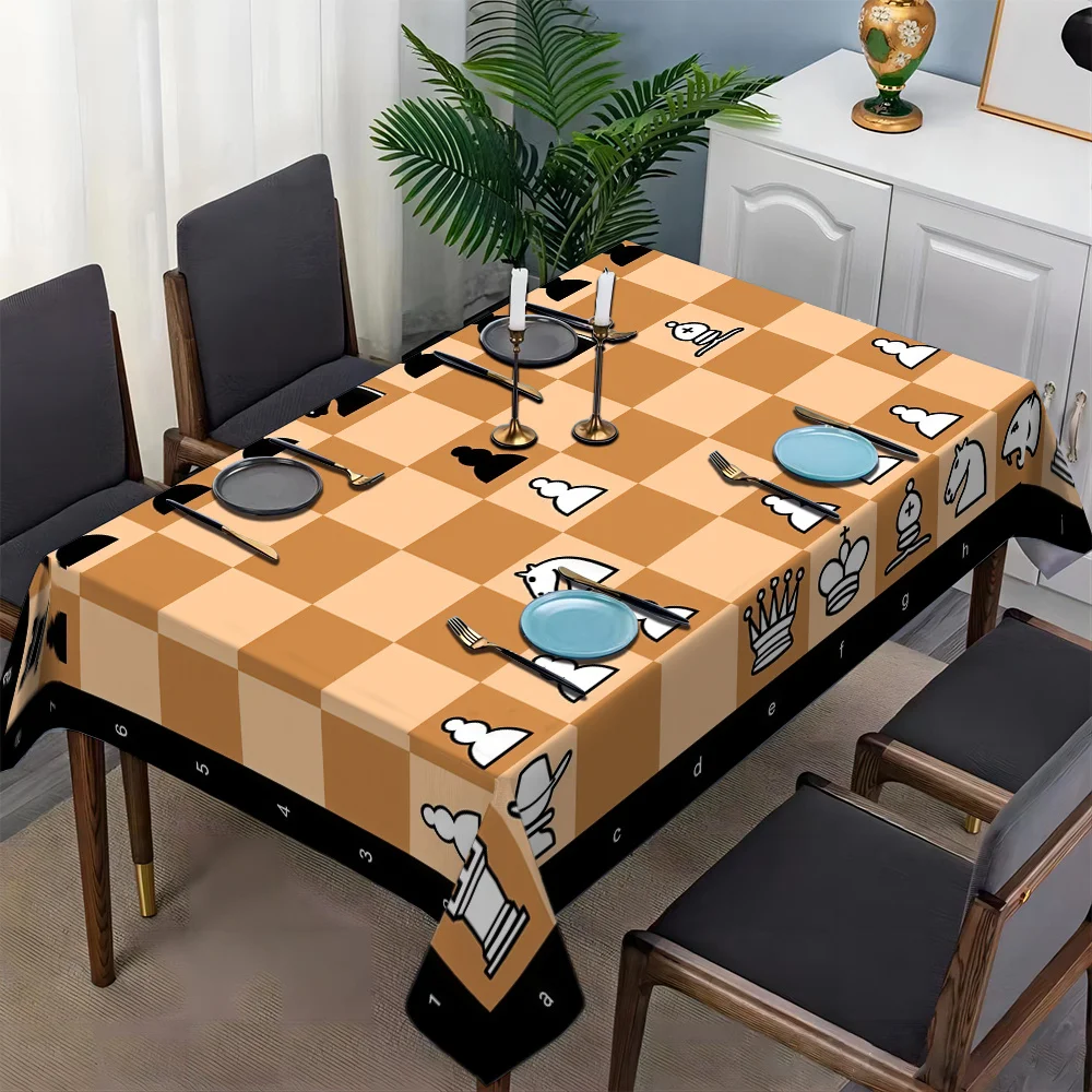 JIT-1pc advanced checkered pattern simulation chessboard pattern mosaic pattern simple European style patternzyc