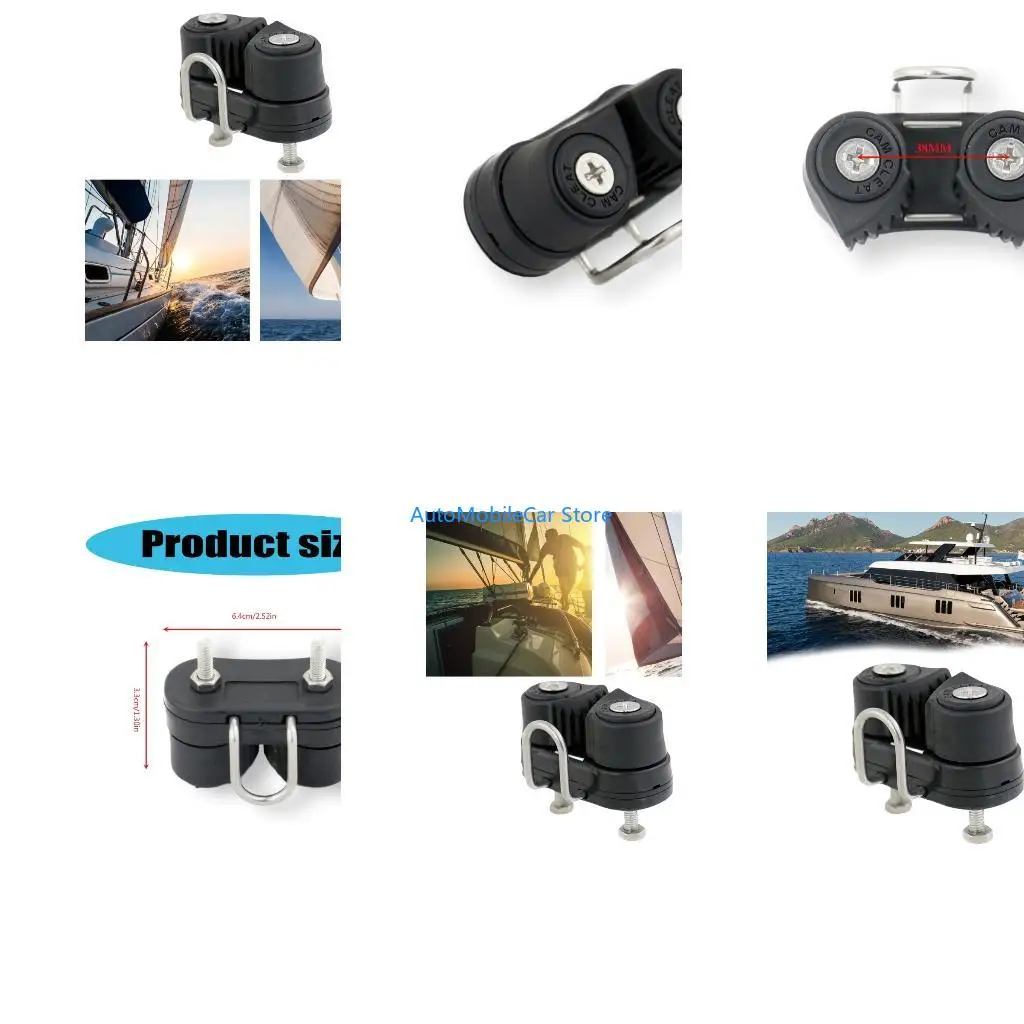 G8TE Versatile Rope Clamp Featuring Automatic Clamping & Nylon 64mm for All Vessels
