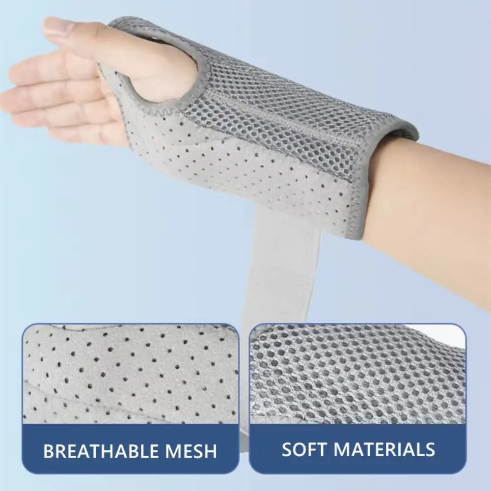 Ergonomic Thumb Sleeve Wrist Brace Flexible Splint Breathable Wrist Protectors Band Lightweight Tendinitis Pressurized Wrist Pad