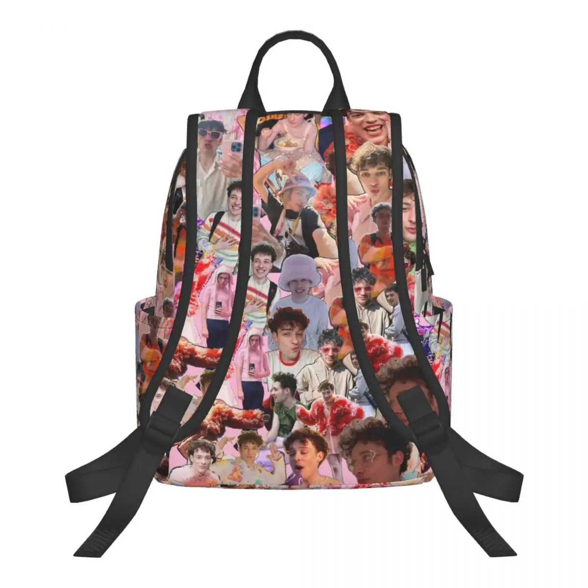 Nemo 2024 Eurovisions Switzerland Winner  Student Backpack School Bag Hiking Travel Daypack for Boys Girls Bookbag Shoulder Bags