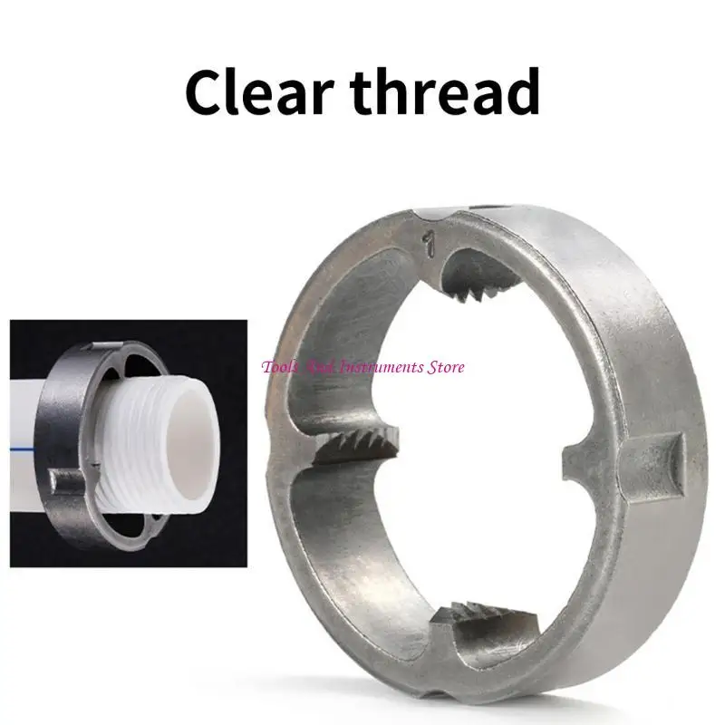 Taladro eléctrico roscado tubería PVC PVC Roscintor roscado Terrestre Conjunto herramientas con varios tamaños 1