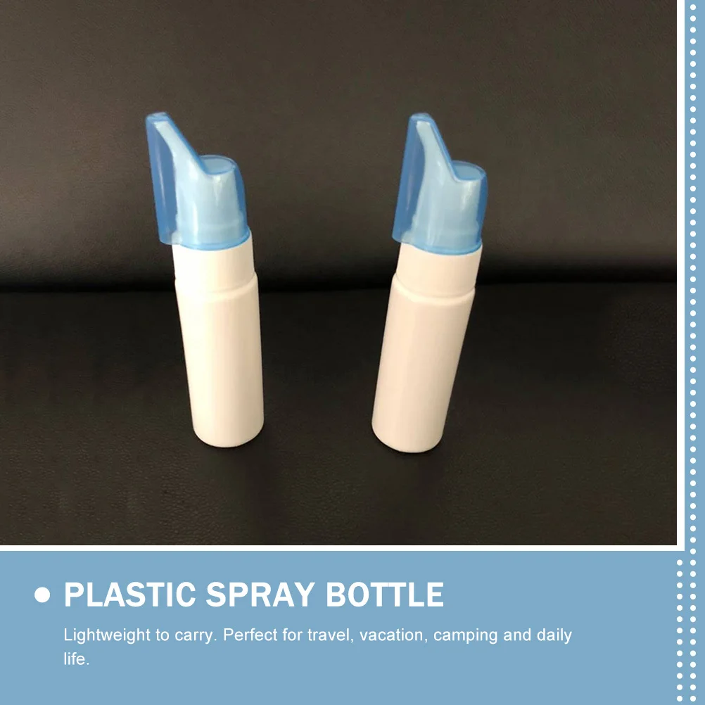 5 قطعة بخاخ أنف صغير إعادة الملء زجاجة رذاذ عديم الرائحة دائم مانعة للتسرب المحمولة السفر الاستخدام اليومي زجاجة رذاذ الأنف