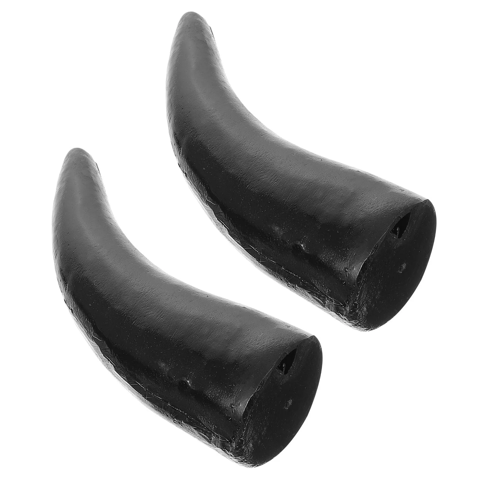 1 زوج تقليد قرون الثور هالوين عقال DIY بها بنفسك الثور القرن الشعر التبعي هالوين زي تأثيري ديكور الحفلات #2