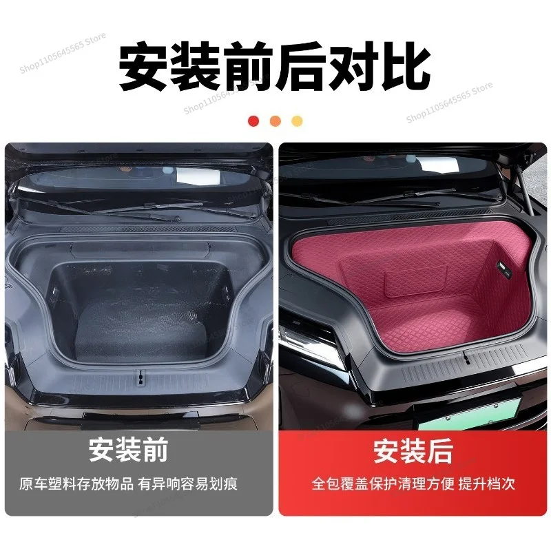 For 26 ES8 Front Trunk Storage Box Fully Enclosed Protective Pad Car Interior Accessories