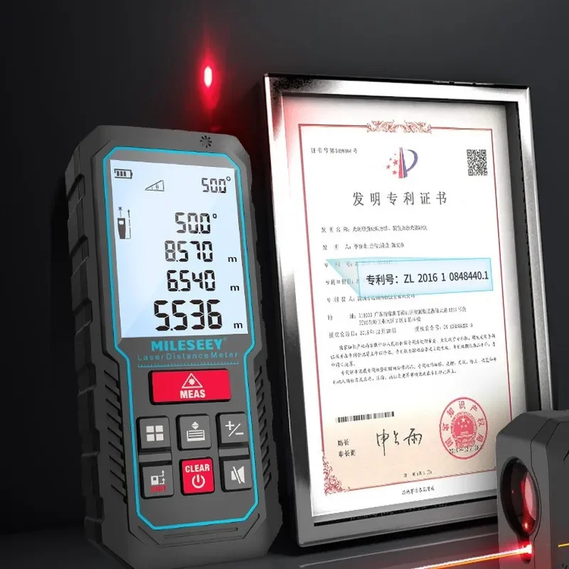Laser Distance Meter Handheld High Precision Infrared Electronic Ruler for Room Measurement 40m 60m 100m Tape Measure Tool