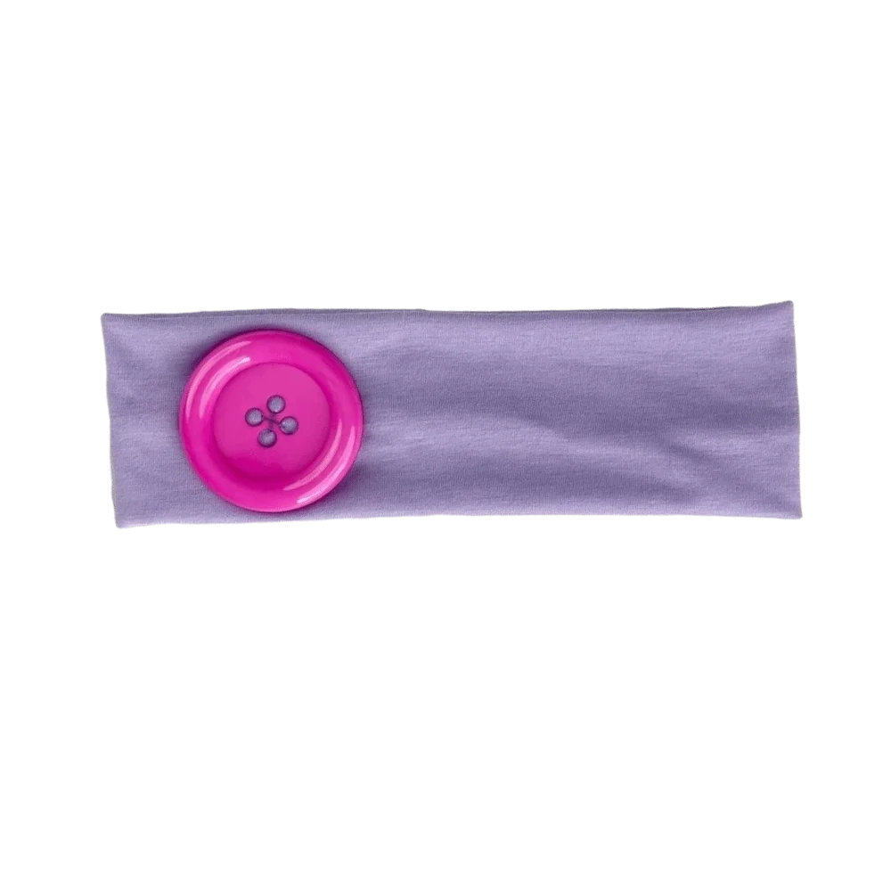 Fashionable Wide Polka Dot Headband Large Button Dopamine Color Elastic Head Wrap Adjustable Non-slip Yoga Hairband Gym