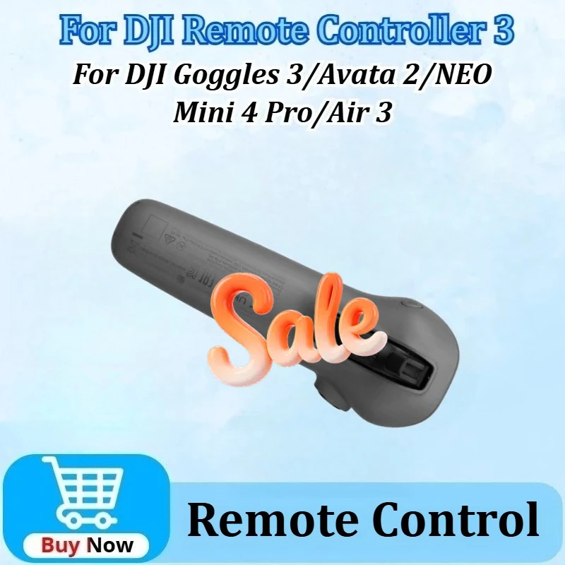 

For DJI RC for Motion 3 Immersive Motion Control It Requires Pairing for DJI Avata 2/NEO/Mini 4 Pro/Air 3 for DJI Goggles 3