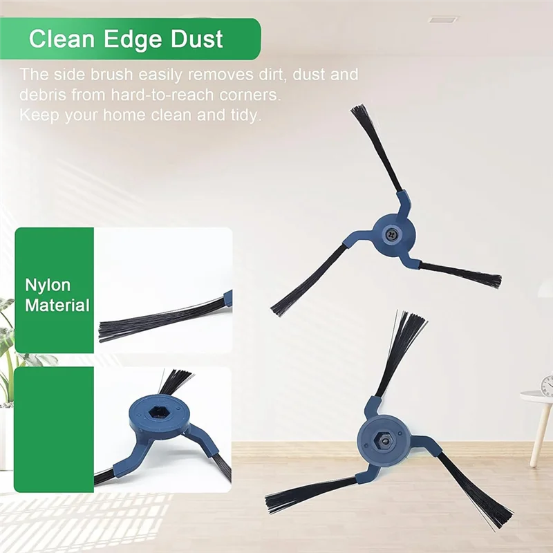 AT28-для пылесоса Eufy X10 Pro Omni, запасная часть, основная боковая щетка, фильтр Hepa, швабра, тканевые мешки для пыли