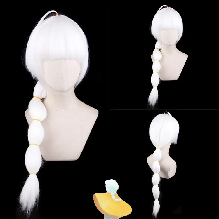 Synthetic Cosplay Wig with Detachable Ears Rainforest Style Ancestor Inspired Light Child Mi-ku Fly Bird Sakura Costume Party