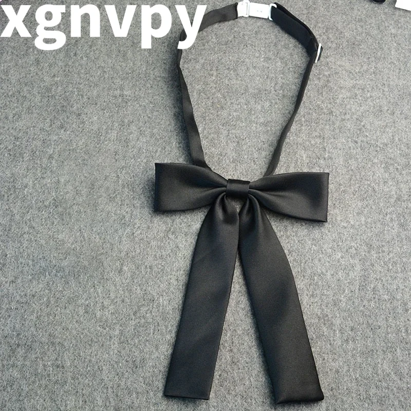 Xgnvpy Bowtie Casual Bow Tie for Women Uniform Collar Multicolor Bow Knot Adult Bow Ties Cravat Children Bowties Shirt Neck Wear