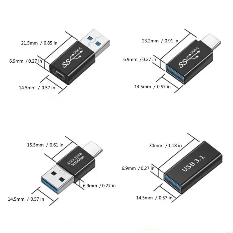 270b USB 3.1 для типа C Adapter OTG разъемы для повышения скорости передачи данных