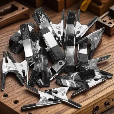 

20Pcs Metal Spring Clips Heavy Duty Clamps Portable Backdrop Clips for Photography DIY Woodworking Wedding Crafts Strong Grip