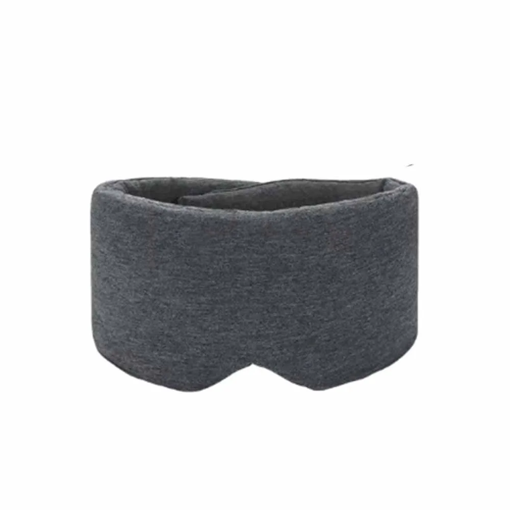 Cotton Material Sleep Eye Mask Full Cover Design Soft Texture Blindfold Eye Cover Breathable Comfortable Eye Shade Blindfold