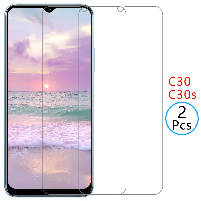 Funda de vidrio templado para Realme C30 C30S, cubierta trasera 360 para Realme C30 C 30 S 30S 30C