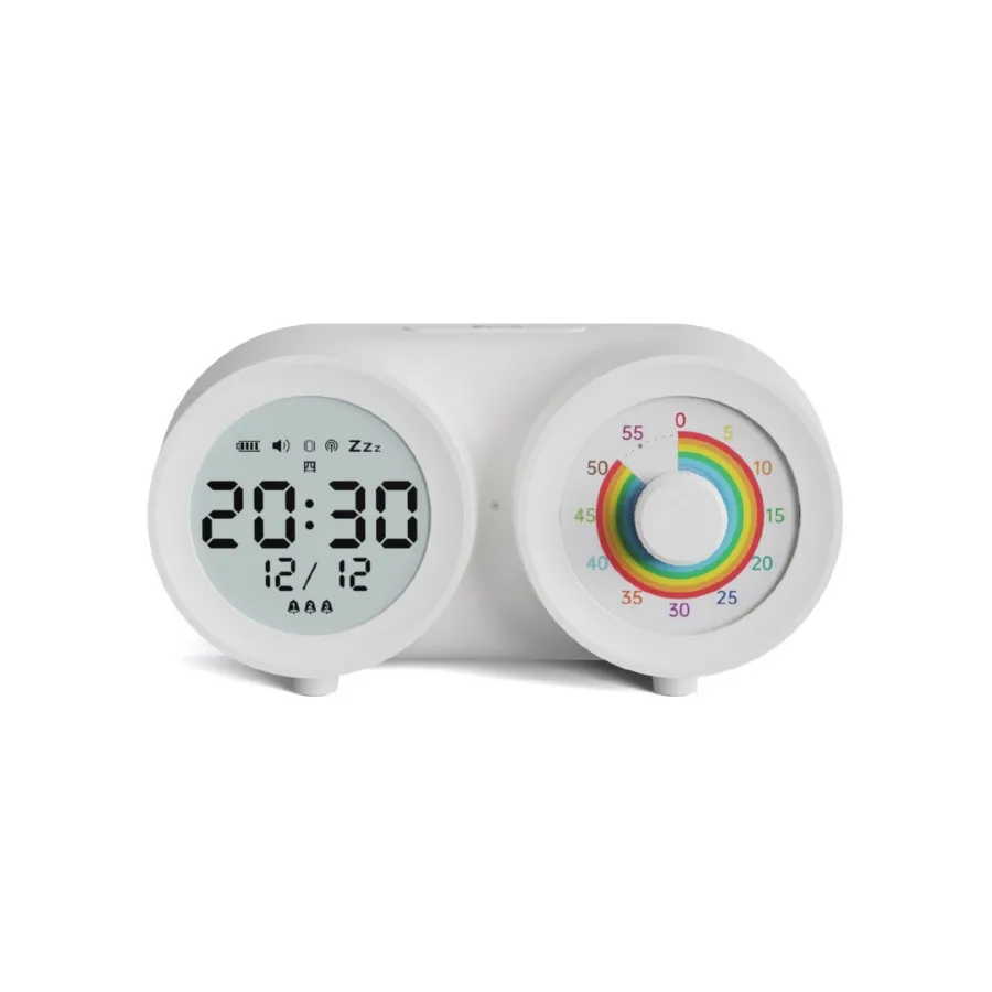 مؤقت بصري عبر الحدود مدير وقت الطالب العد التنازلي للأطفال توقيت شاشة مزدوجة الانضباط الذاتي قطعة أثرية على مدار الساعة #4