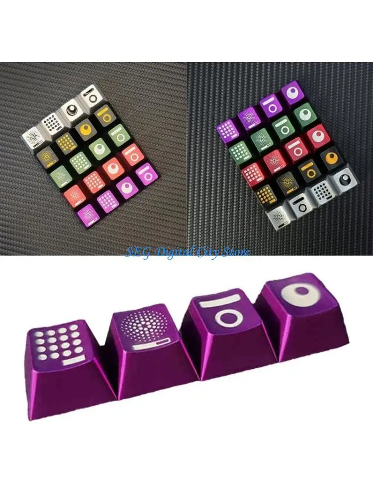 

U75B Алюминиевая клавиша эмалевой эмалевой клавиш для механических клавиатур для программиста