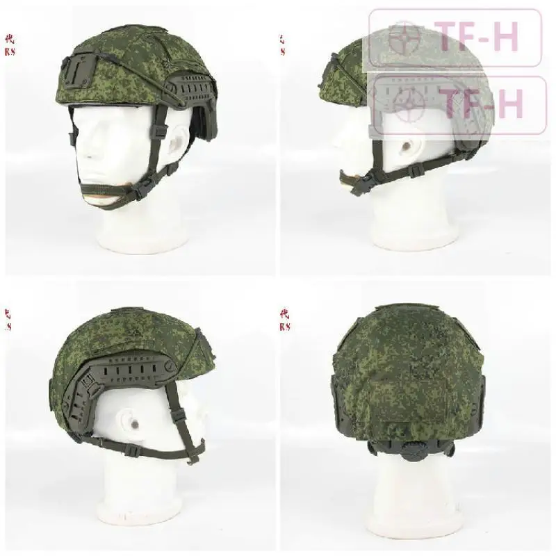 Hunting Tactical Helmet Cloth Skin Cover for TOR Tactical Helmet MC EMR Digital Camo MOX Green Ruins Camouflage