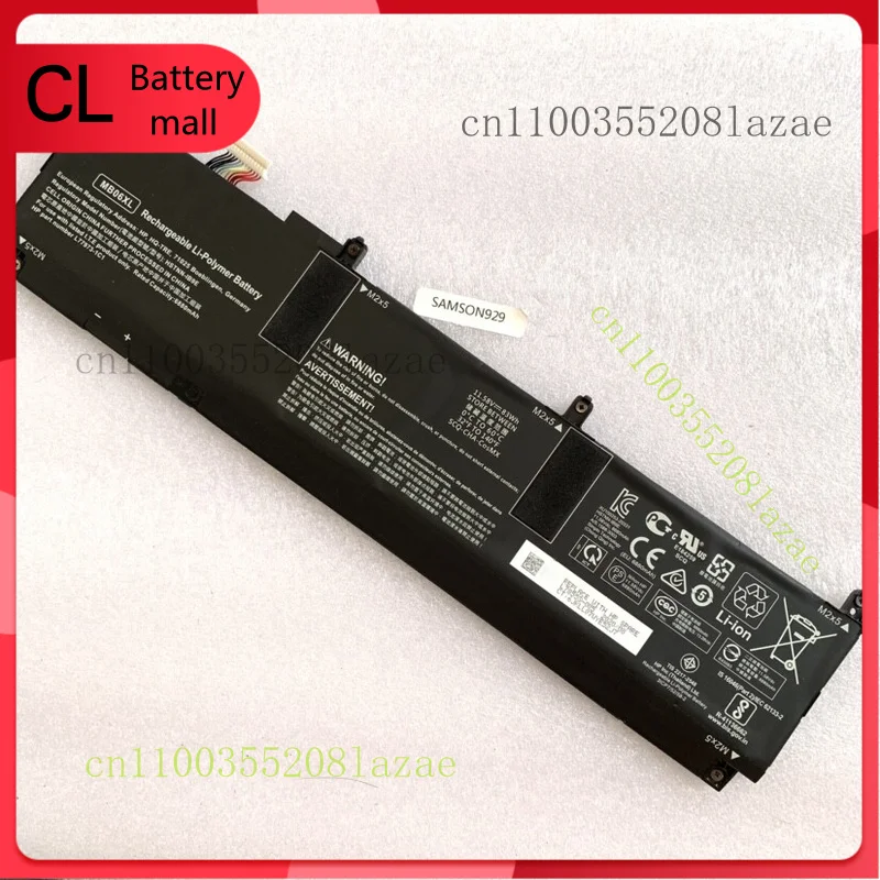 

Genuine MB06XL Battery For HP ZBook StudioG7 2J3H8PA HSTNN-IB9E Notebook NEW