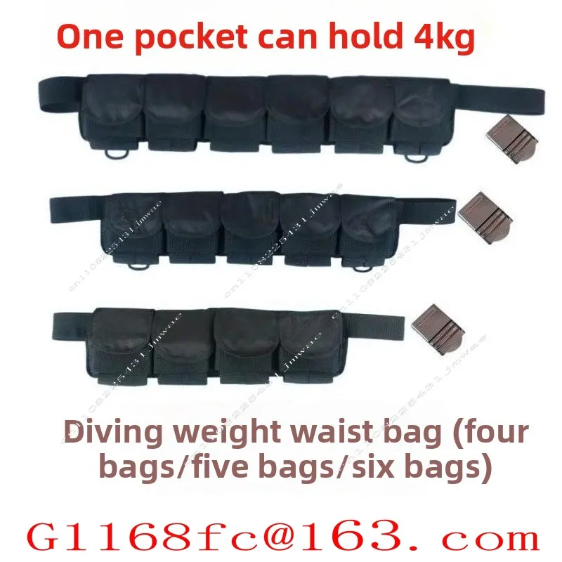 Diving Weight Belt Pocket Weight Bag Lead Block Drop Weight