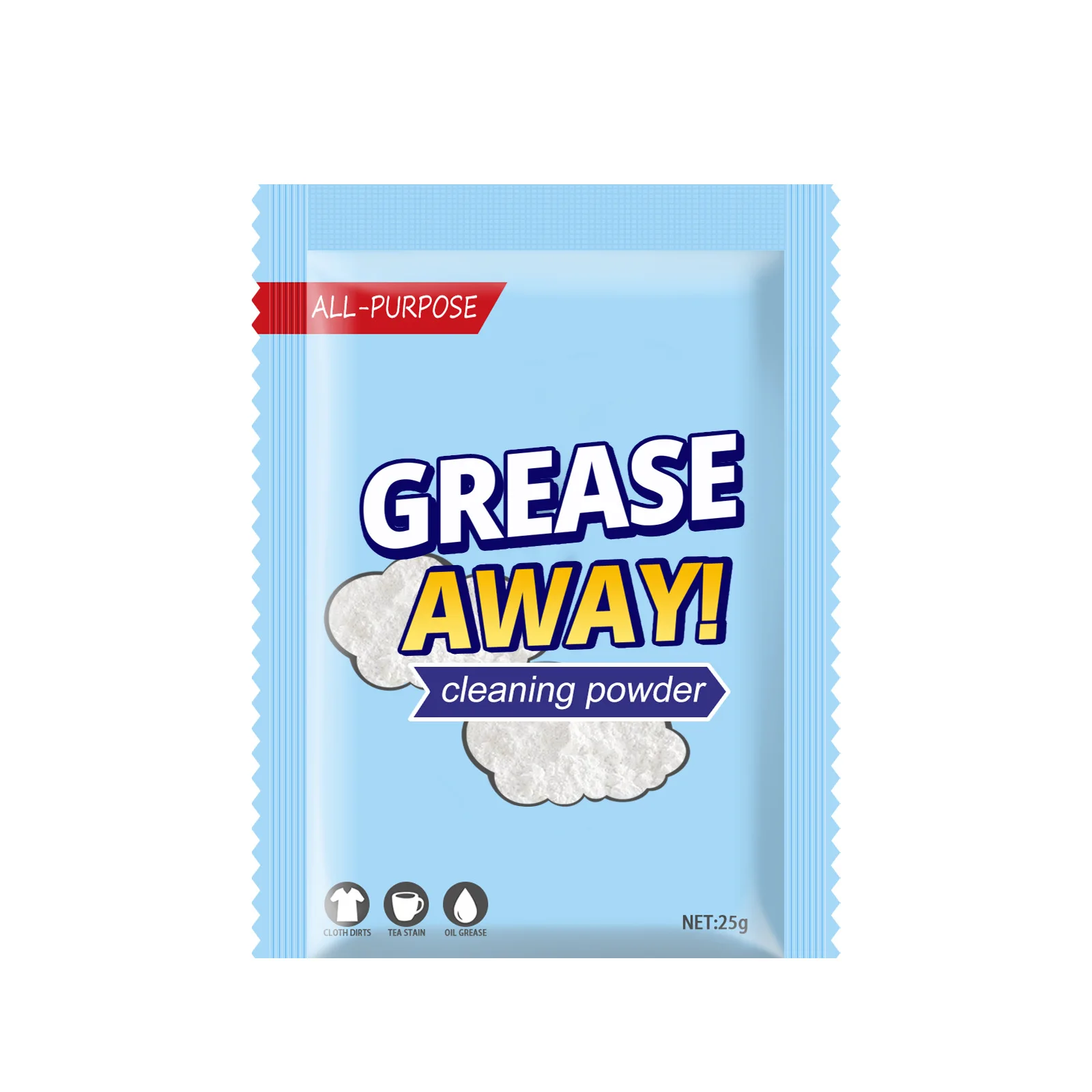 Grease Away Powder Cleaner Stainless Steel Cleaner Powerful Dirt Stain Remover Degreaser Kitchen Cleaning Powder Free Shipping