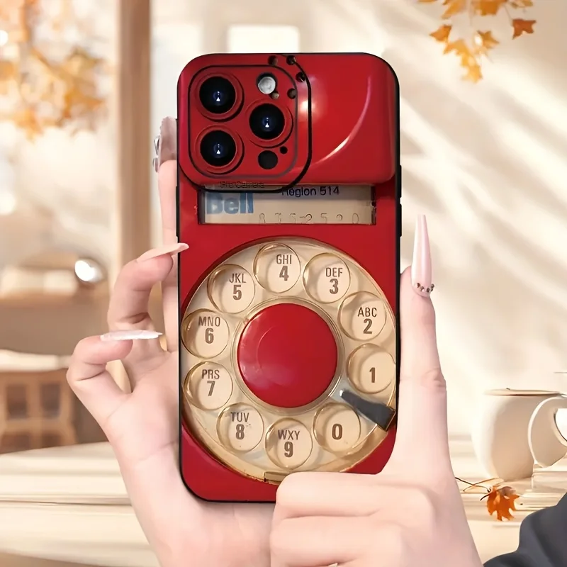 حافظة هاتف محمول بطباعة ريترو تغليف كامل لهاتف أبل 16 151 4 13 12Pro Max حافظة هاتف محمول حافظة واقية #1