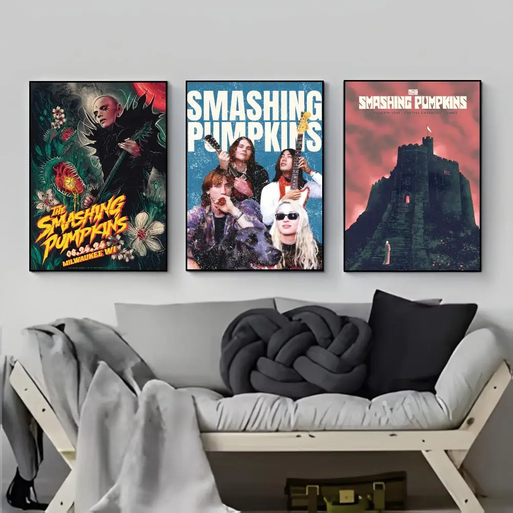 Band Alternative The Smashing Pumpkins Poster Elegant Indoor Artwork Design & Contemporary Home Decor