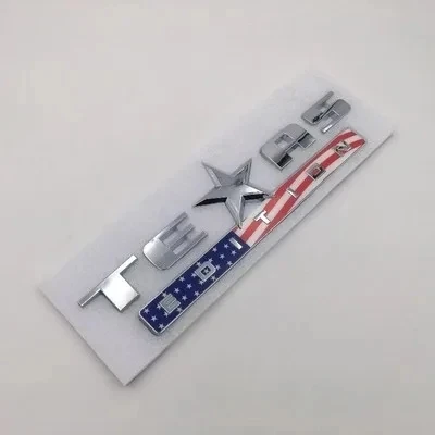 1X New TEXAS EDITION Letters US Flag Style Sticker Car 3D Writing Badge Emblem Decal Auto Part Exterior Decoration logo style