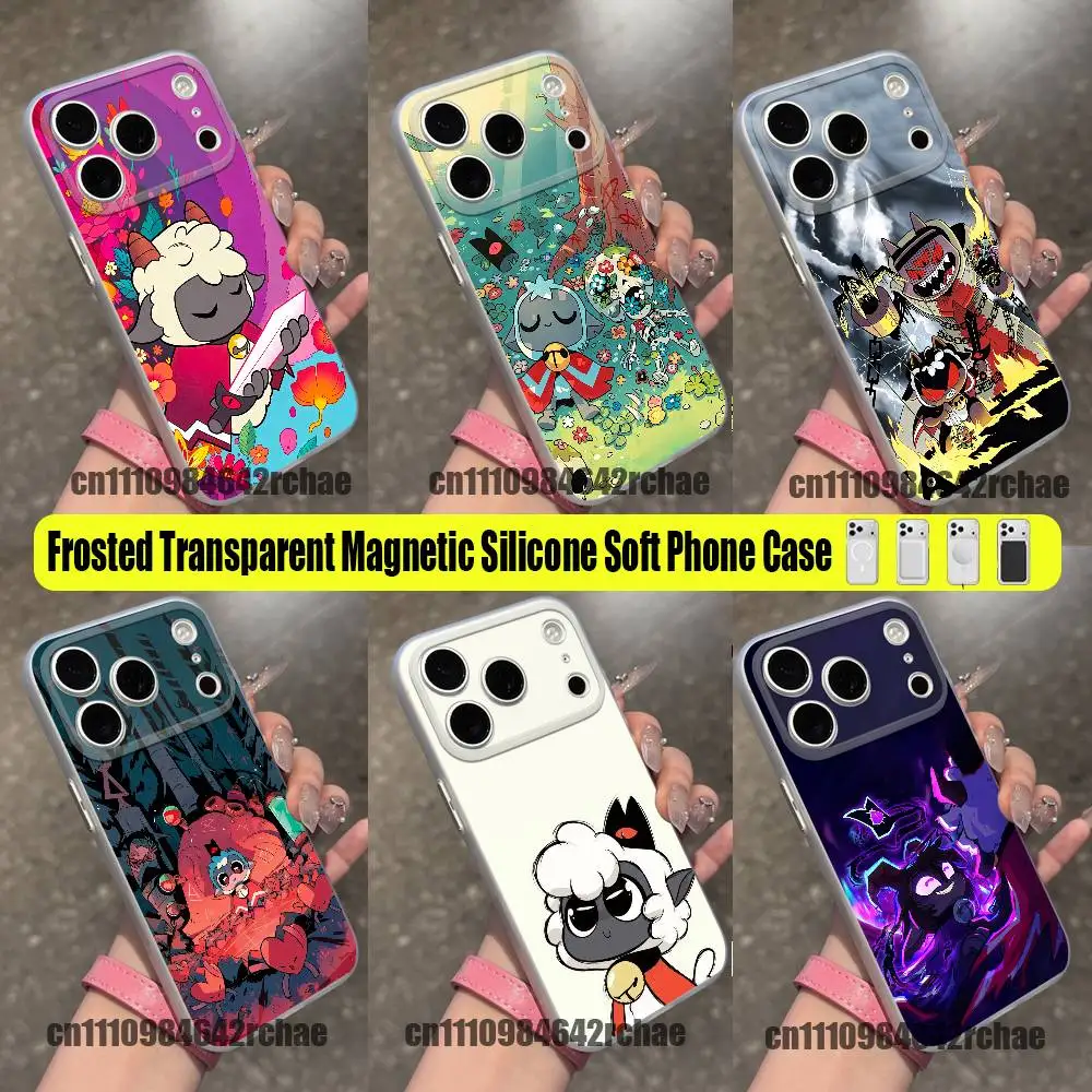 For Game Cult Of The Lamb Phone Case For iPhone 12,16,11,14,13,17,15,Plus,E,Pro,Max,Air,Mini For Magsafe Magnetic Clear