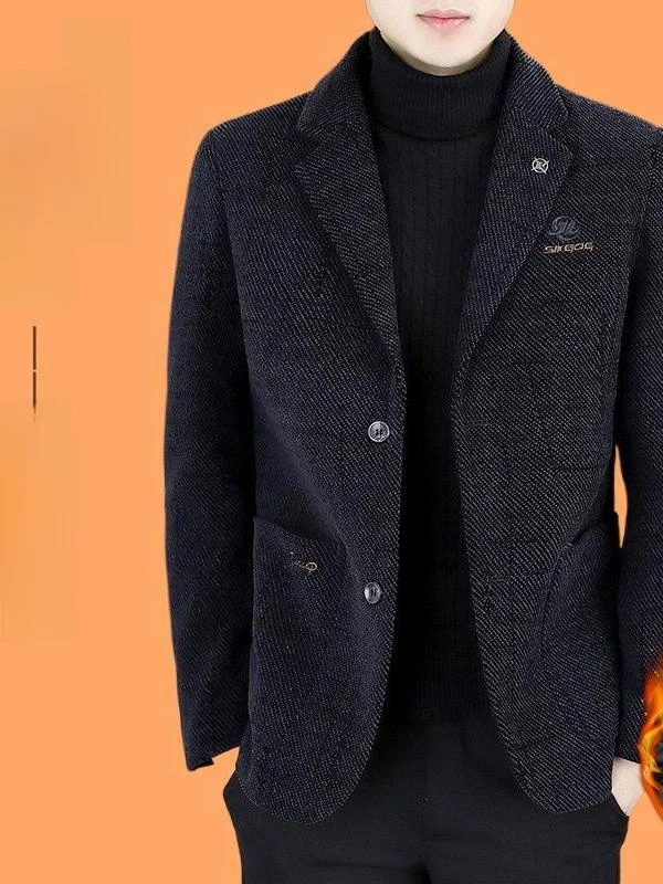 

Мужское повседневное утепленное шерстяное пальто, цельное, осенне-зимнее, высококачественное, деловое, модное, верхняя одежда, городской стиль