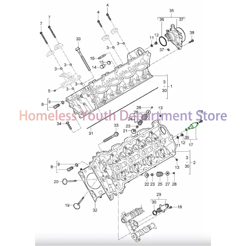 94810530803 For Porsche Cayenne Paramela Camshaft Solenoid Valve Auto Parts