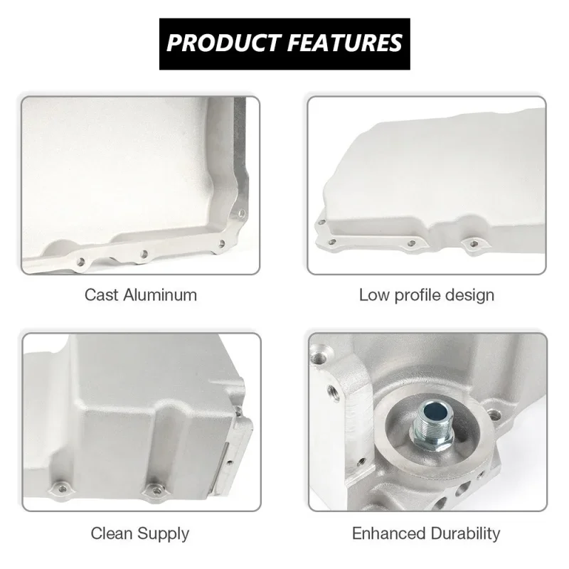 

Модификация автомобиля подходит для Chevrolet GM LS Engine 55-87, модификация замены масляного поддона, комплект масляного ящика из алюминия