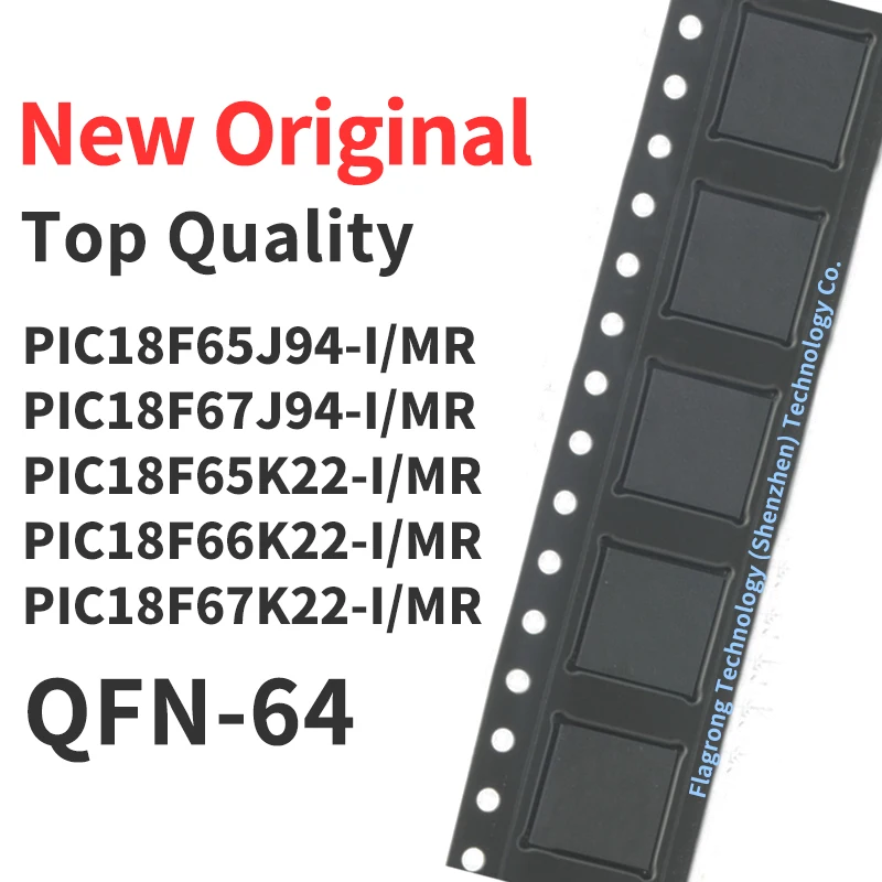 1 Piece PIC18F65J94 PIC18F67J94 PIC18F65K22 PIC18F66K22 PIC18F67K22 -I/MR QFN-64 Chip IC New Genuine