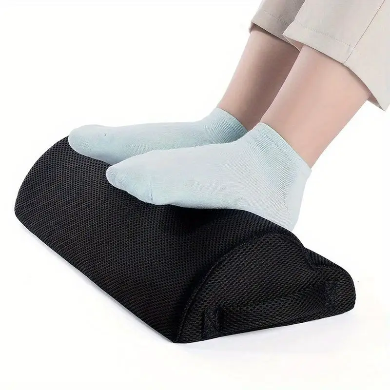 Ergonomic Feet Cushion Support Foot Rest Under Desk Stool Pillow for Home Computer Work Chair Travel Footrest Massage
