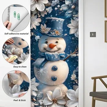 12 best sales Adesivos de porta de Natal - №12