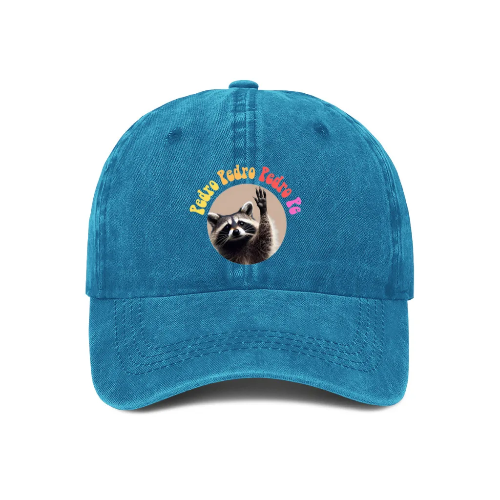 

Pedro Pe Raccoon Cool Baseball Cap Men Cowboy Hats Women Visor Caps