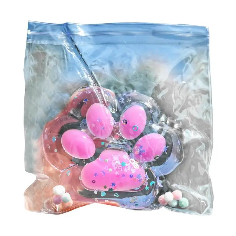 

Мяч для снятия стресса в виде кошачьей лапы, сенсорная сжимающая растягивающаяся игрушка, игрушка с медленным отскоком, инструмент для снятия стресса, игрушка-непоседа, забавный реквизит для мальчиков и девочек